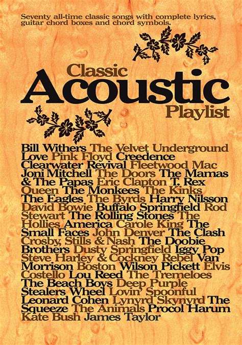 Classic Acoustic Playlist: Piano/Vocal/Chords Book | Alfred Music