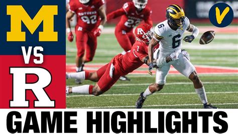 Michigan Vs Rutgers Highlights Week 12 2020 College Football