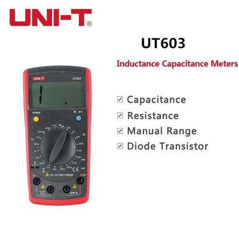 [คลังสินค้าพร้อม] UNI-Tตัวเหนี่ยวนำความต้านทานความจุแบบดิจิตอลDiode ...