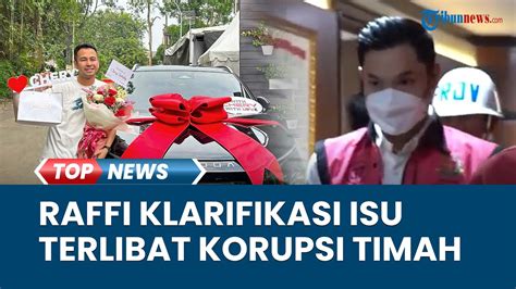 Klarifikasi Raffi Ahmad Dituduh Terlibat Kasus Korupsi Timah Harvey