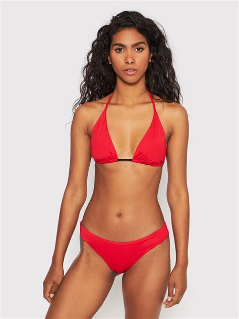 Hugo Bas De Bikini Pure 50470210 Rouge Modivo Fr