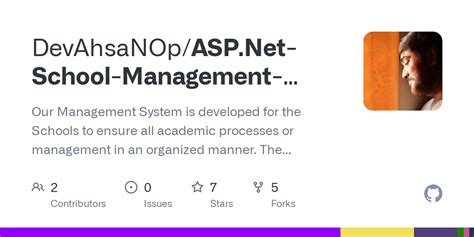 Github Devahsanopaspnet School Management System Our Management