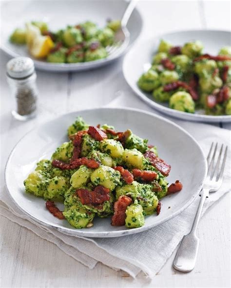 Gnocchi With Lemon Kale And Mascarpone Pesto Recipe Delicious Magazine