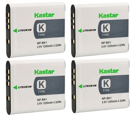 Kastar Pack Sony Np Bk Np Fk Rep Battery Sony K Type Bc Csk