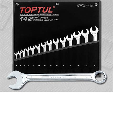 TOPTUL 14 Piece Metric Dynamic Super Torque Wrench Set Vantage Tools