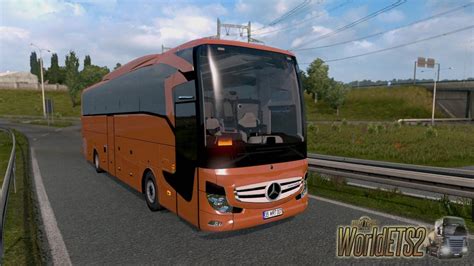 Tourist Bus Mercedes Benz Travego X For Euro Truck Simulator 2