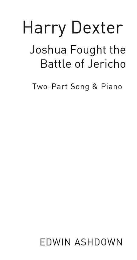 Joshua Fought The Battle Of Jericho » Sheet Music for Choir - EA15449