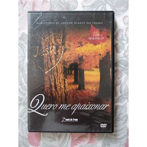 DVD DIANTE DO TRONO QUERO ME APAIXONAR Shopee Brasil