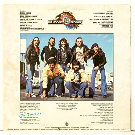 The Doobie Brothers - Best Of The Doobies - Raw Music Store