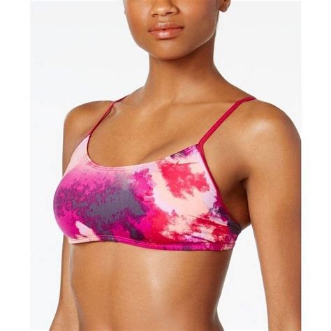 Nike Pink Reversible Active Bikini Swim Top Us Large Walmart