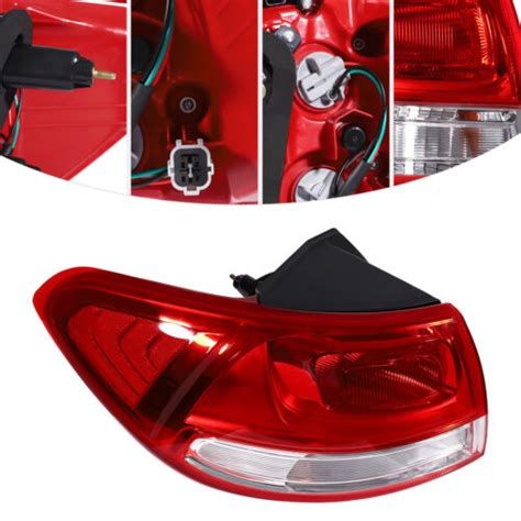 For 2016 2018 Kia Sorento Left Tail Light Halogen Outer Tail Lamp