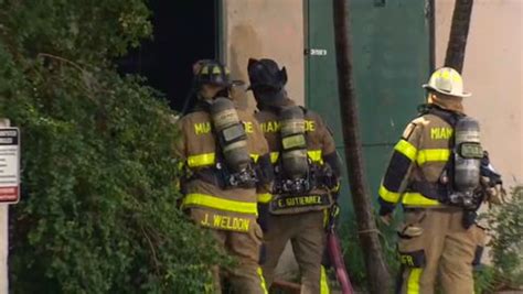 Crews Put Out Fire At Storage Facility In Miami Gardens 1 Firefighter