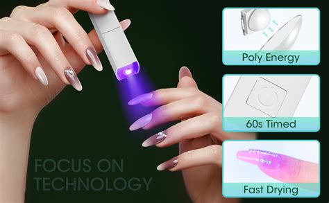 Amazon Ranrose Mini UV Light For Gel Nails Portable Mini Nail