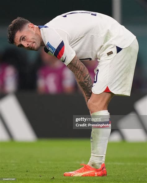 Christian Pulisic Of Usa During The Qatar 2022 World Cup Match Group