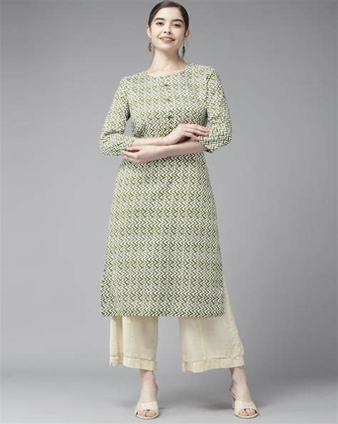 Buy Aarika Womens Sea Green Color Printed Kurti Online At Best Prices