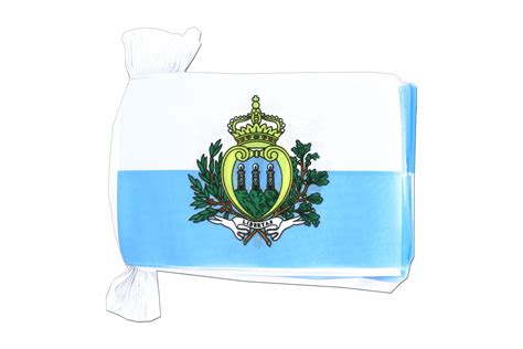 San Marino Fahnenkette 15 X 22 Cm MaxFlags FlaggenPlatz De