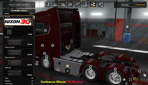 Scandi White Scania Next Gen S And R Sideskirts Nixon3d Store