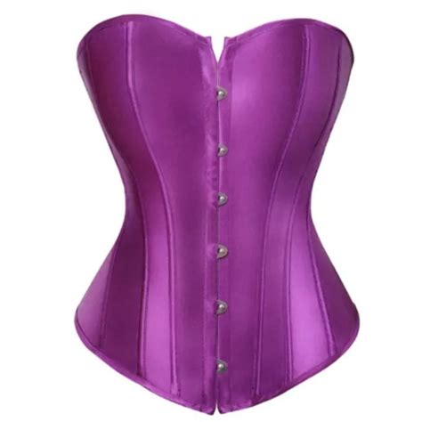 Corset Cetim Roxo Atelier Cigana Da Estrada