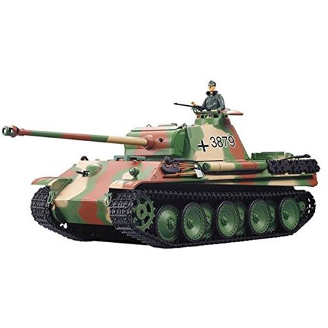 Heng Long Char d assault RC 1 16 Panther G complet Bruit Fumée