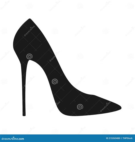 High Heel Vector Stock Vector Illustration Of Heel 215263488