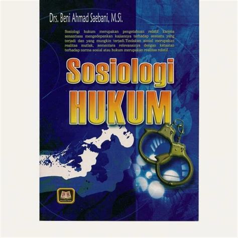 Jual BUKU SOSIOLOGI HUKUM ORIGINAL PUSTAKA SETIA Shopee Indonesia