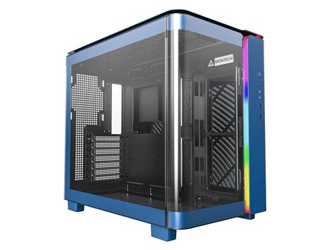 Montech King Dual Chamber Atx Mid Tower Pc Gaming Case High