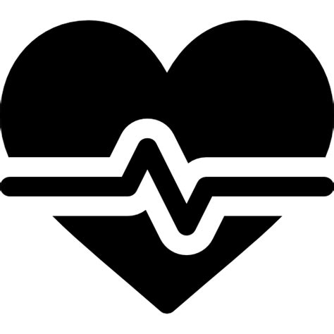 Icono De Cardiograma Basic Rounded Filled