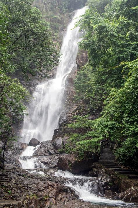 Guangxi Province China, Famous Tourist Attractions in Hezhou, Guposhan. Stock Image - Image of ...