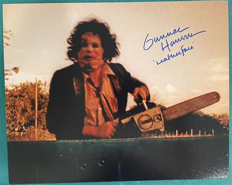 Gunnar Hansen Leatherface” The Texas Chainsaw Massacre Signed