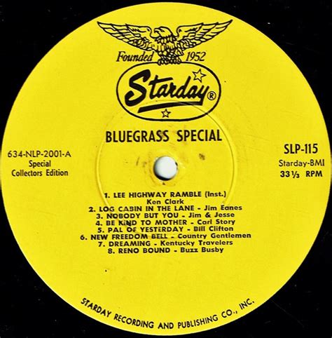 Bluegrass Special 1960 Vinyl Discogs