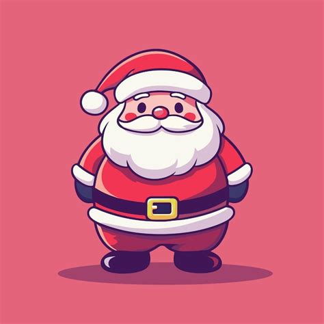 Premium Vector Cute Santa Claus Vector Illustration