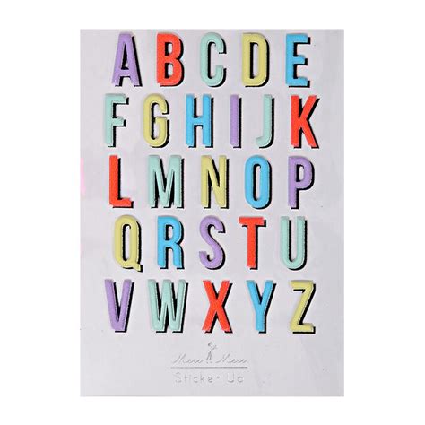 Alphabet Stickers | Alphabet stickers, Puffy stickers, Small alphabets