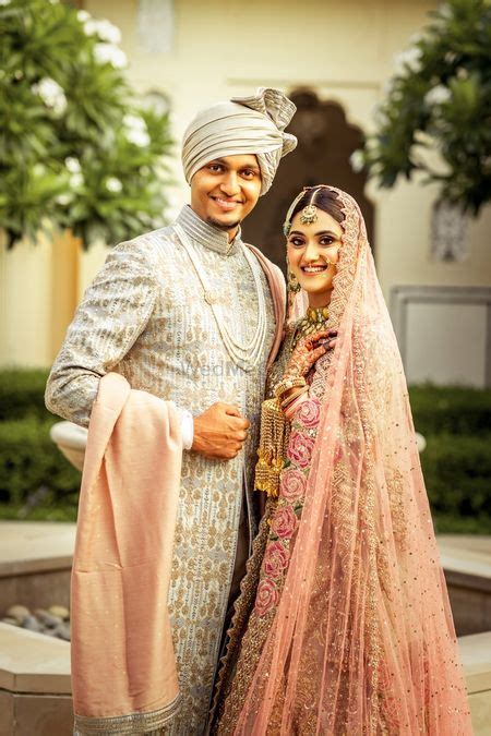 Photo Of Pretty Red Bridal Lehenga With Double Dupatta Draping Style