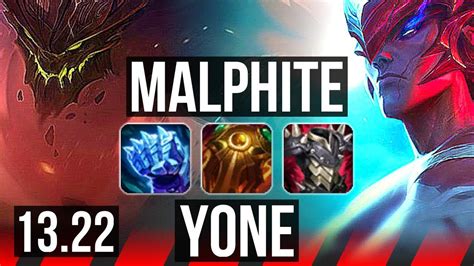 Malphite Vs Yone Top Comeback Winrate Br Master