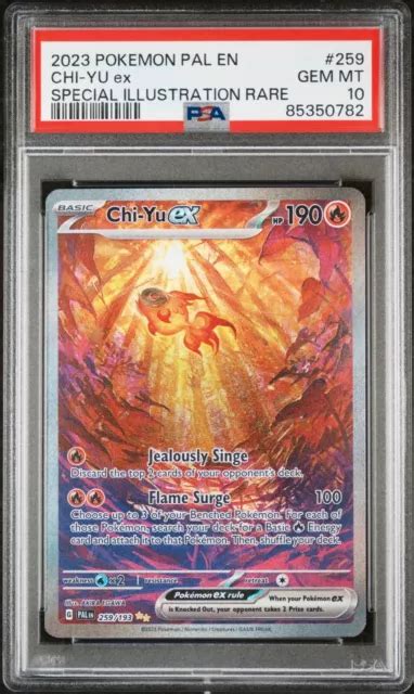 POKÉMON TCG CHI YU EX Special Illustration Rare Paldea Evolved 259 PSA