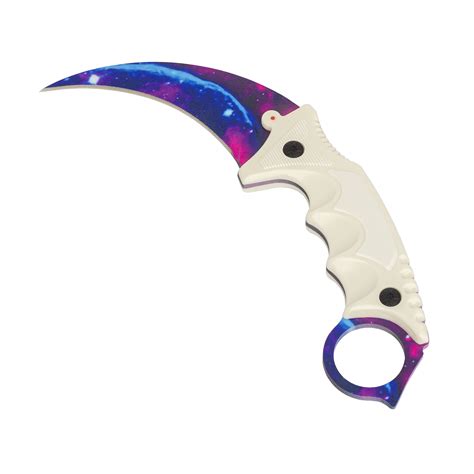 Premium Karambit White Galaxy Real Life Knife Cs2 Customizado Irl