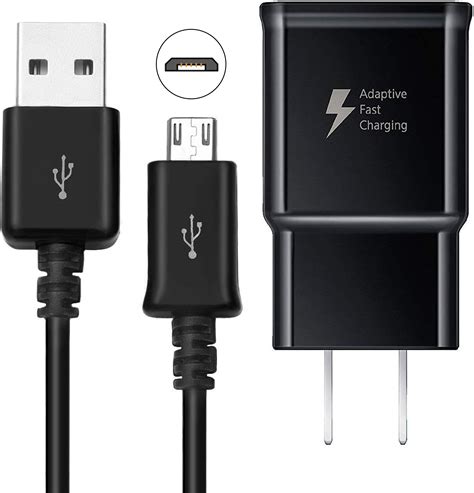 Samsung Adaptive Fast Charging Wall Charger With 5 Feet 1 5 Meter Micro Usb 2 0