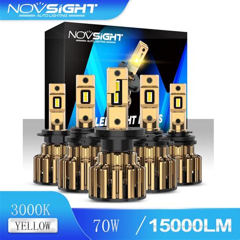 Novsight F Y K Yellow Light Super Bright Car Led Headlight