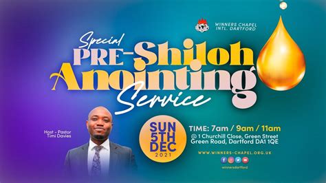 1ST SERVICE SPECIAL PRE SHILOH ANOINTING SERVICE 5TH DECEMBER 2021