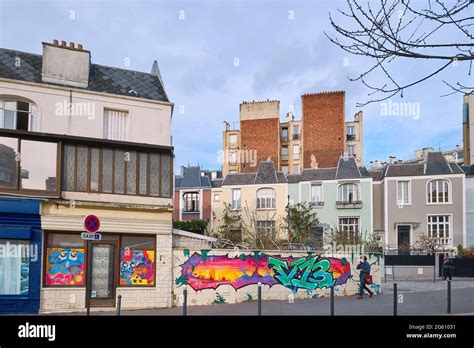 France Paris District Of The Butte Aux Cailles Street Art Dieulafoy