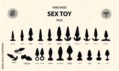 Sex Toy Silhouette Pack Vol 1 Stock Vector Adobe Stock