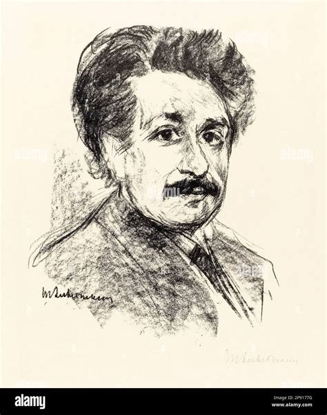 Portrait Of Albert Einstein German Born Theoretical