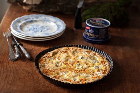 Clafoutis salé à la courge musquée et au fromage bleu