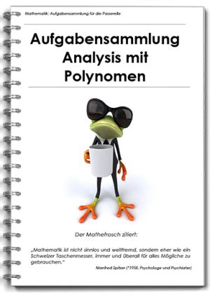 Aufgabensammlung Analysis Mit Polynomen Mathematik Lernen