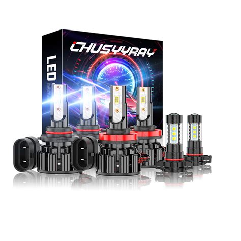 For Chevrolet Avalanche Combo Pc Bulbs Led Headlight Fog