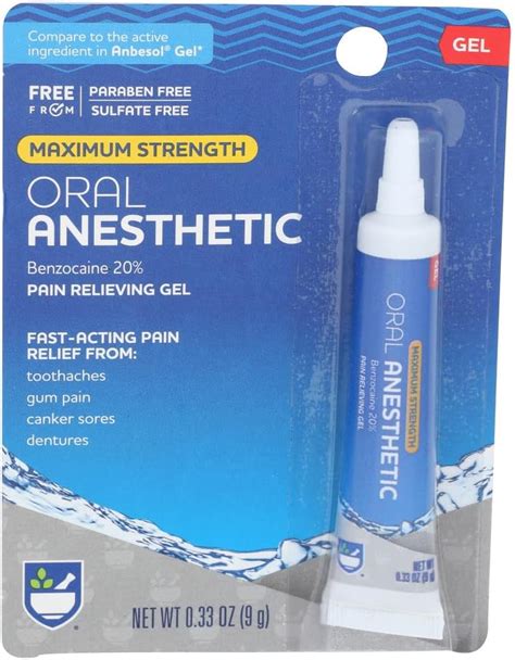 Amazon Rite Aid Maximum Strength Oral Pain Relief Fl Oz