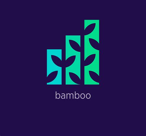 Creative Bamboo Logo Design Modern Design Color Organic Lifestyle