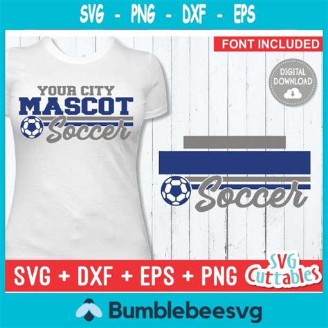 Soccer Template Svg Cut File Soccer Svg Soccer Team Soccer Template