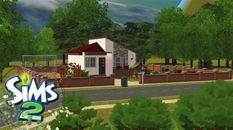 Making A Modern House In The Woods In The Sims 2 Speed Build Youtube