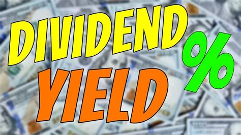 Dividend Yield Explained Dividend Stock Investing Youtube